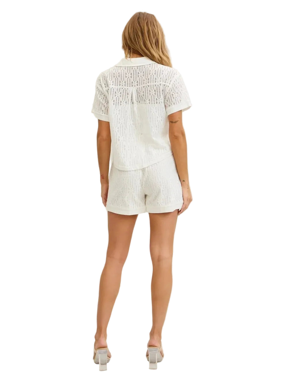 White Lace Crochet Set