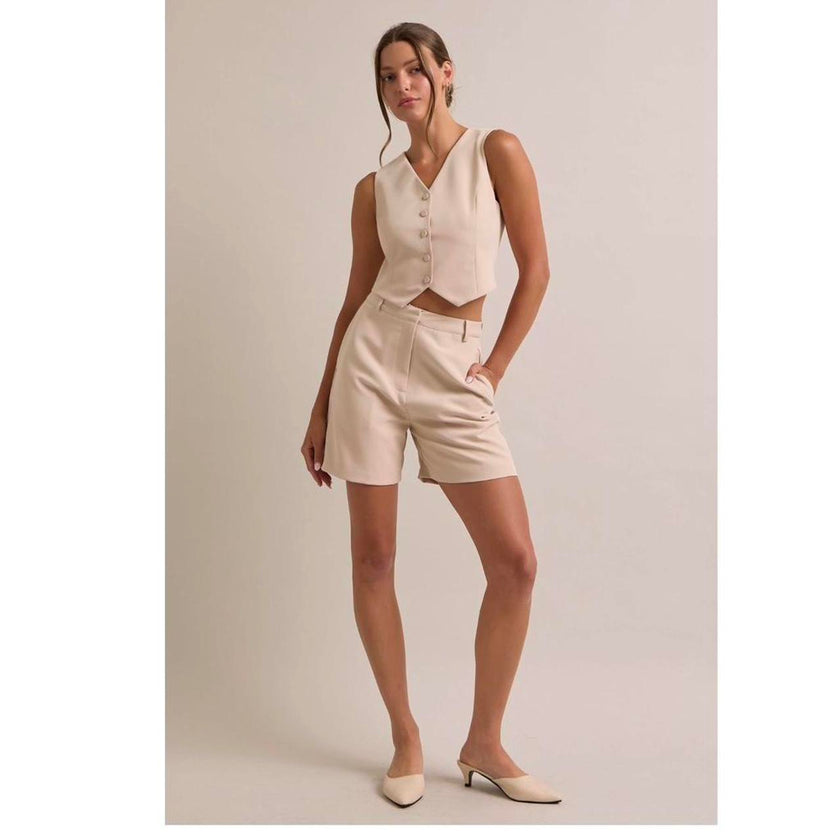 European Shorts & Vest Set
