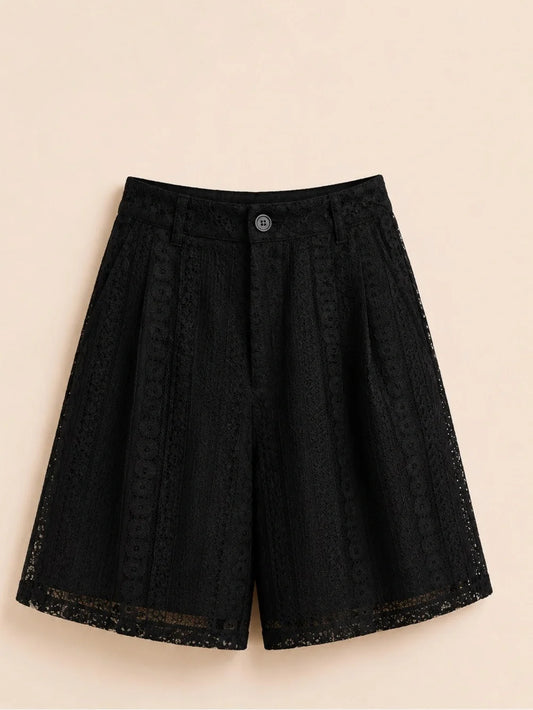 Lace Shorts Lined Boho Chic