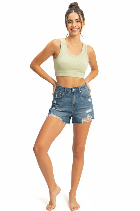 All I Need Cropped Tank Top