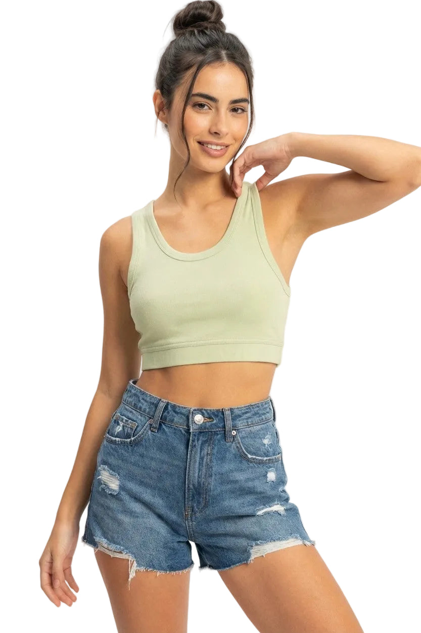 All I Need Cropped Tank Top