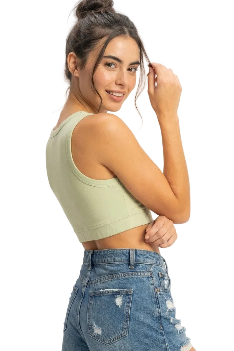 All I Need Cropped Tank Top