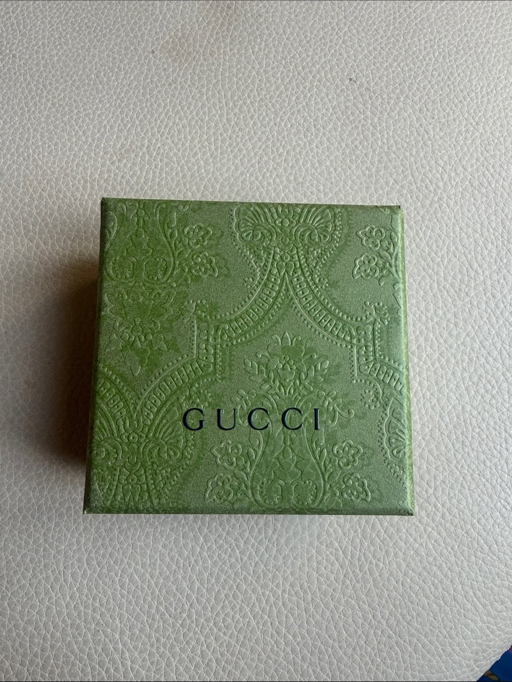 Gucci Interlocking G 9mm Ring Sterling Silver 925 Size 16 US 7.5 with Box